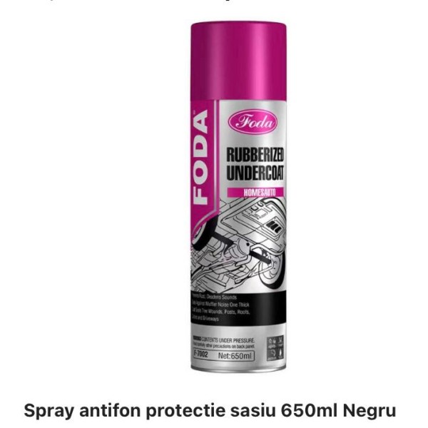 Spray antifon sasiu 650 ml Negru