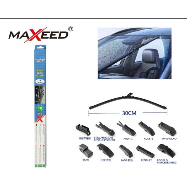 Stergator de parbriz fara cadru 30 cm, universal