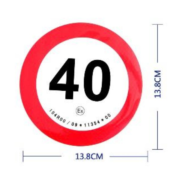 Sticker autocolant limitare viteza
