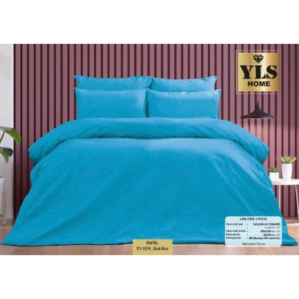 Lenjerie pat, albastru