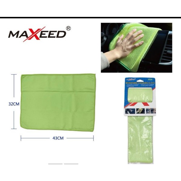 Laveta microfibra, verde, 32*43 cm