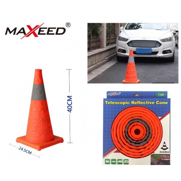 Con reflectorizant telescopic 40 cm