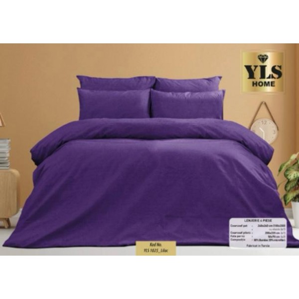 Lenjerie pat, culoare Violet