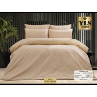 Set lenjerie de pat, 4 piese, Model Cappuccino