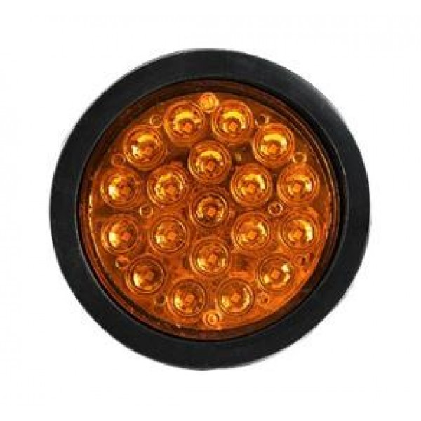 Lampa spate rotunda, galbena