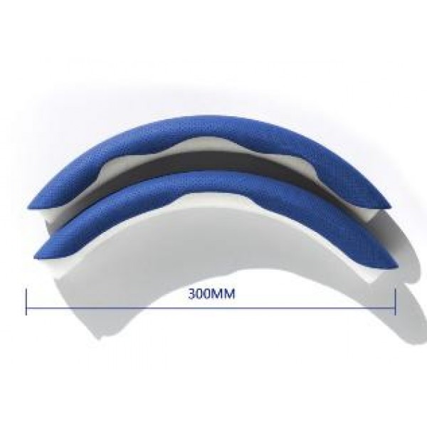 Set 2 huse de volan, albastru