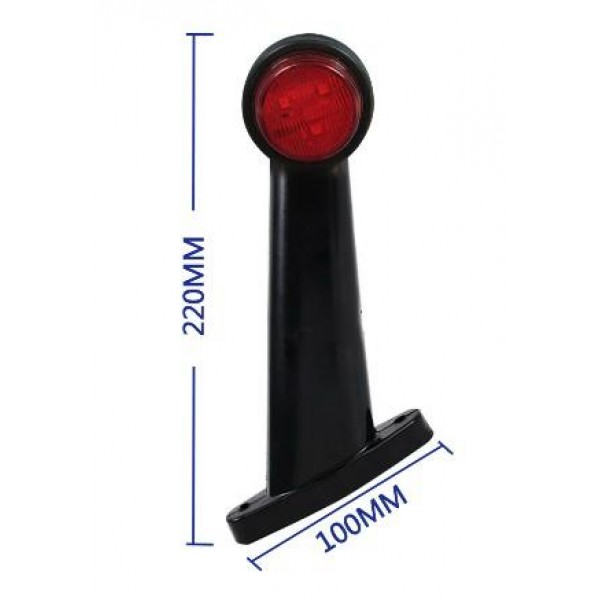 Lampa LED dubla pentru camioane, rosu si alb