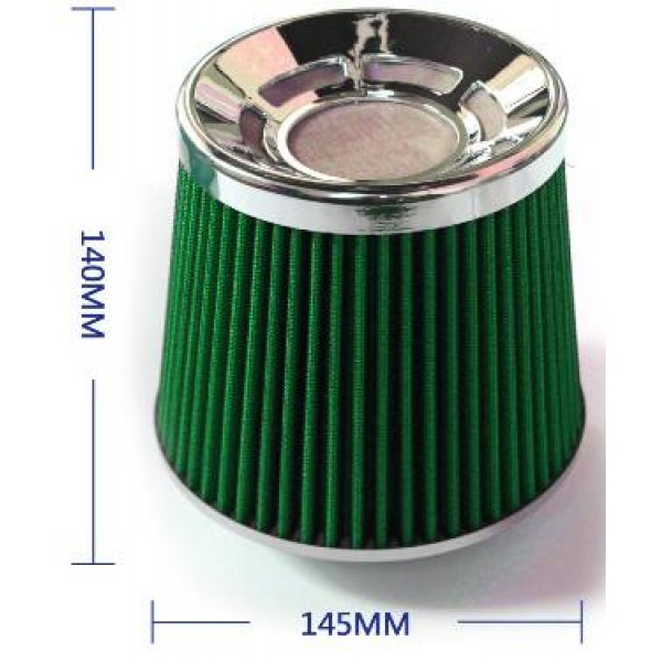 Filtru de aer conic W0962– 145 mm, verde