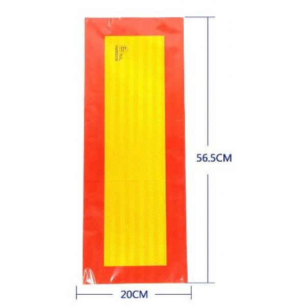 Autocolant reflectorizant pentru camioane și remorci - 20cm x 56.5cm