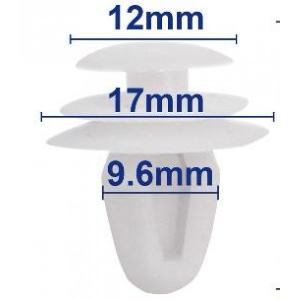 Clipsuri din plastic pentru fixare auto - Set de 20 Bucăți