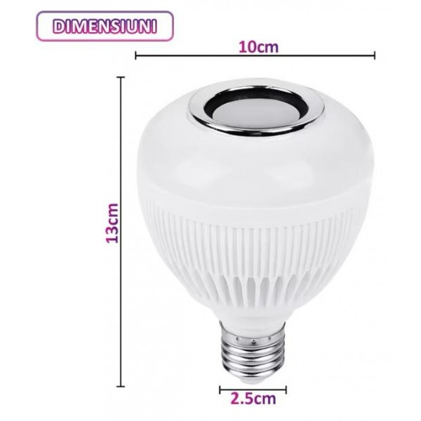 Bec LED cu difuzor Bluetooth