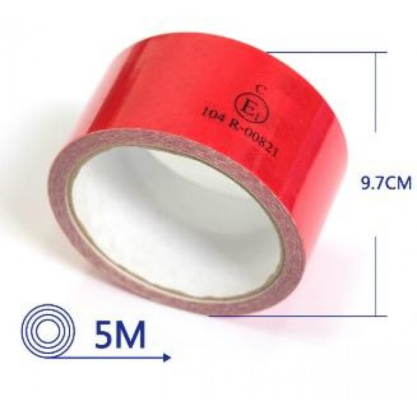 Banda reflectorizantă 5M, rosie