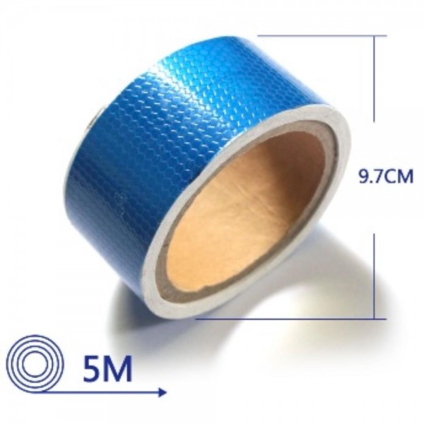 Bandă reflectorizantă albastră - 5 metri