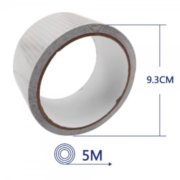 Bandă reflectorizantă alba - 5 metri