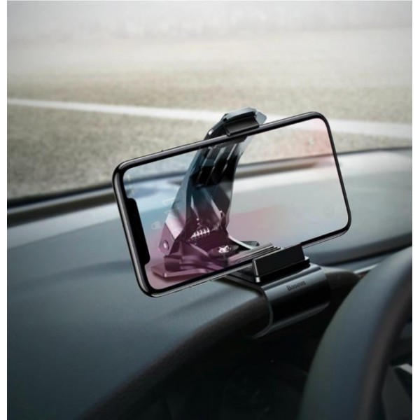 Suport de telefon auto (SUDZ-01) - Clamp Grip pentru bord - Negru