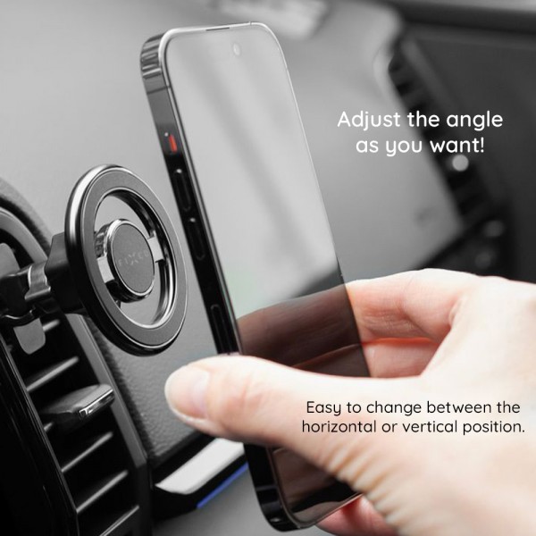 Suport Auto Magnetic FIXED pentru Telefon - Montare pe Grila de Ventilație