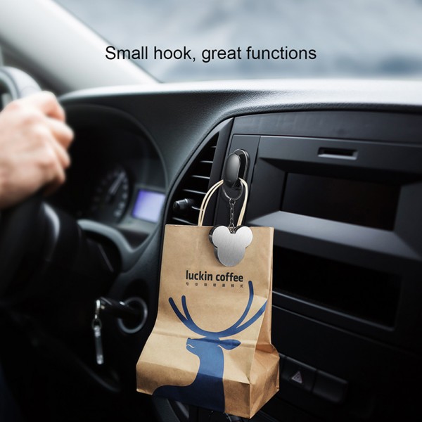 Suport Auto Multifuncțional Tip Cârlig (Set de 4 bucăți)