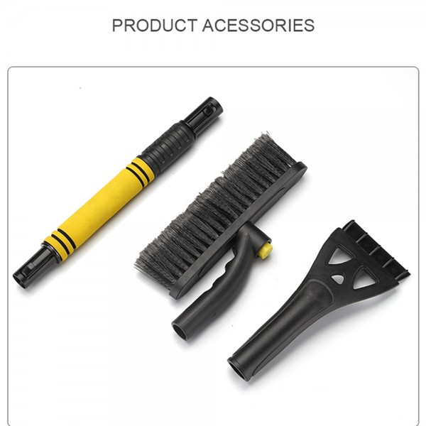 Racleta Auto Universală 2-în-1 cu Mâner Extensibil – 64-80 cm