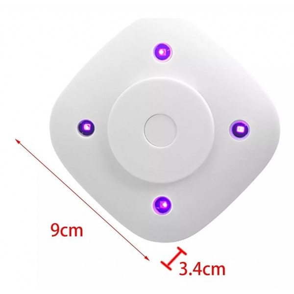 Sterilizator portabil pentru toaletă cu încărcare USB și lumină UV