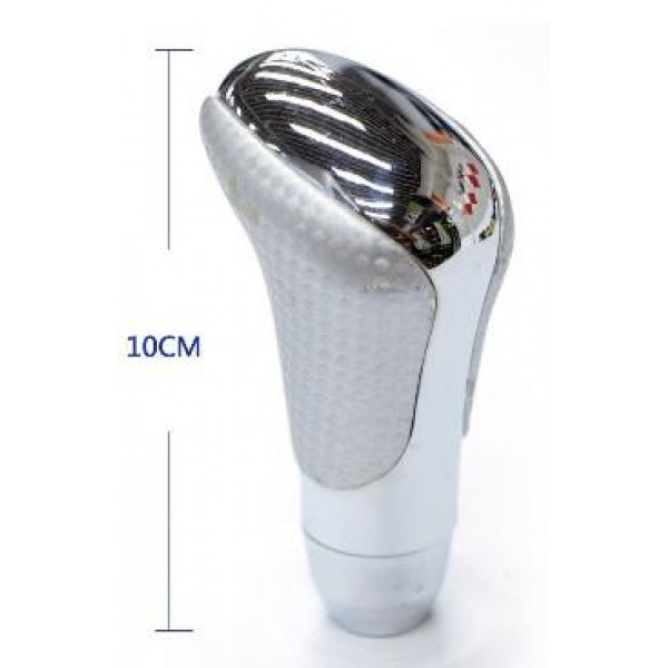 Buton Schimbător Viteză Carbon Silver