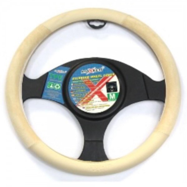 Husă Volan Super Fibre + Piele Sintetică – Culoare Bej