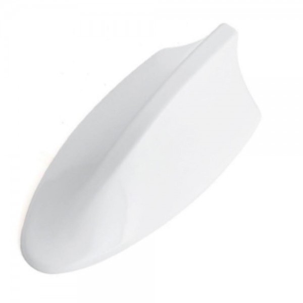 Antena Decorativă „Coadă de Rechin” cu Receptor de Semnal - Alba