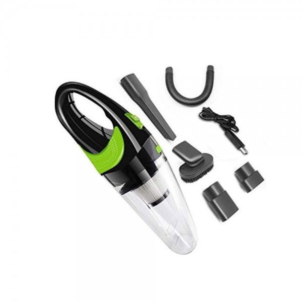 Aspirator Auto Portabil 12V - Uscat/Umed cu 5 Accesorii