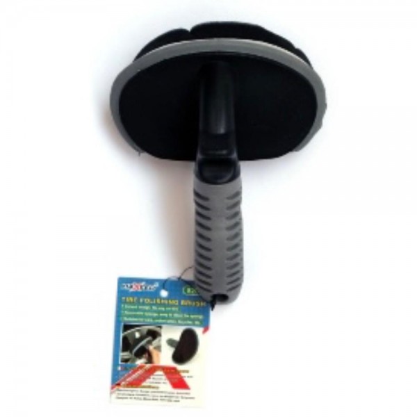 Perie cu Burete pentru Lustruit Jante Auto – Maner Ergonomic