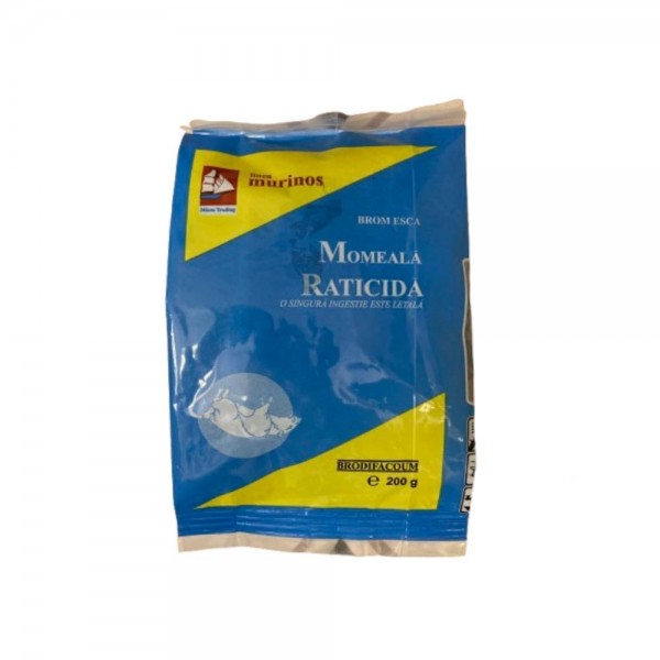 Momeală Raticidă Brom Esca 200g - Otrava pentru Șoareci și Șobolani, Brodifacoum, Eficiență Ridicată