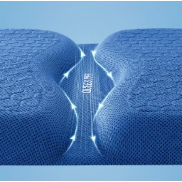 Pernă ortopedică auto din gel și fibră poliester